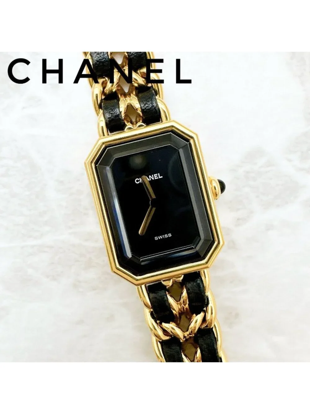 Chanel Premiere M Watch Quartz Leather with Booklet